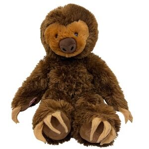Build-A-Bear BAB Brown Sloth Plush Stuffed Animal Stuffie Shaggy Fur 18 In 2018